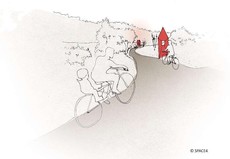 Skizze Radler Skizze Radler