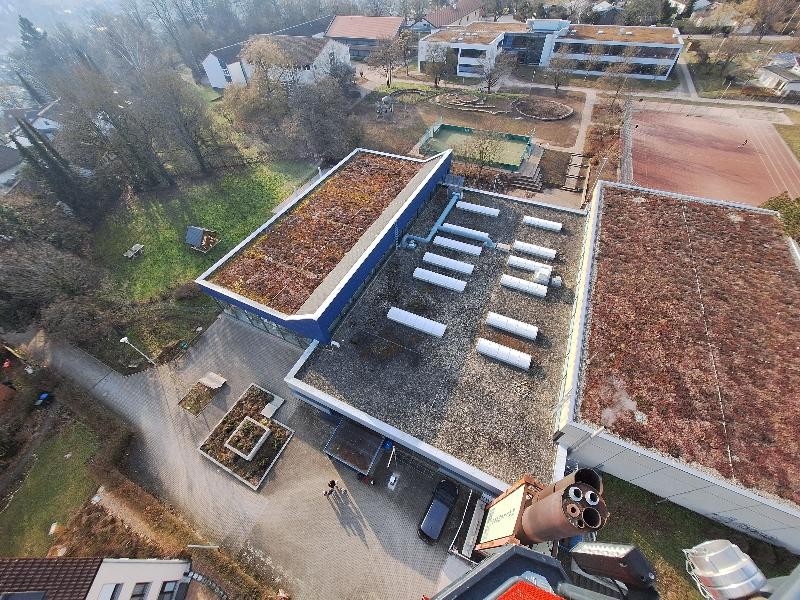 Hallenbad Hier sieht man das Hallenbad von oben
